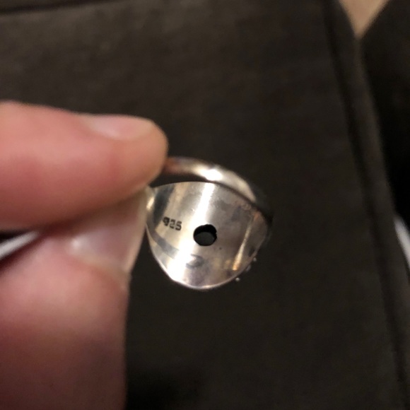 GENUINE OPAL SILVER RING - Picture 4 of 7